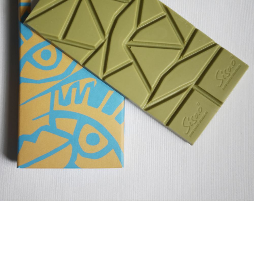 Tablette chocolat blanc matcha