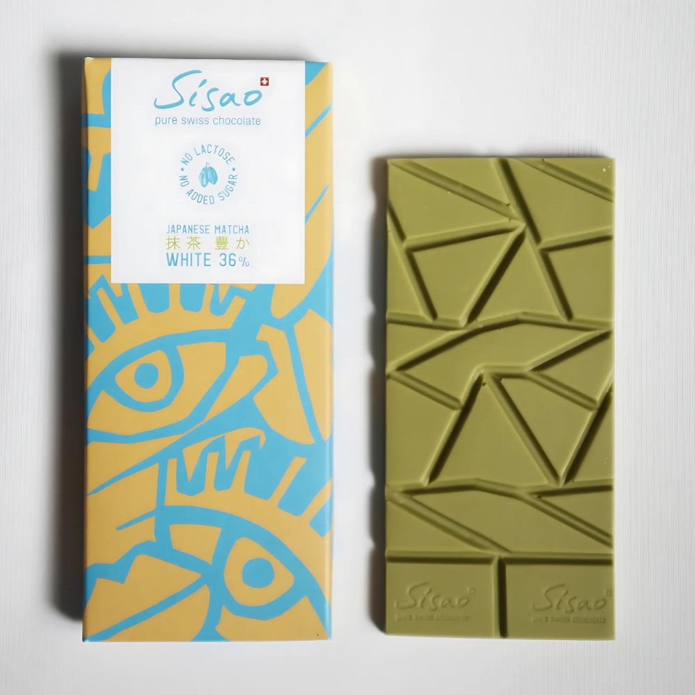 Tablette chocolat blanc matcha