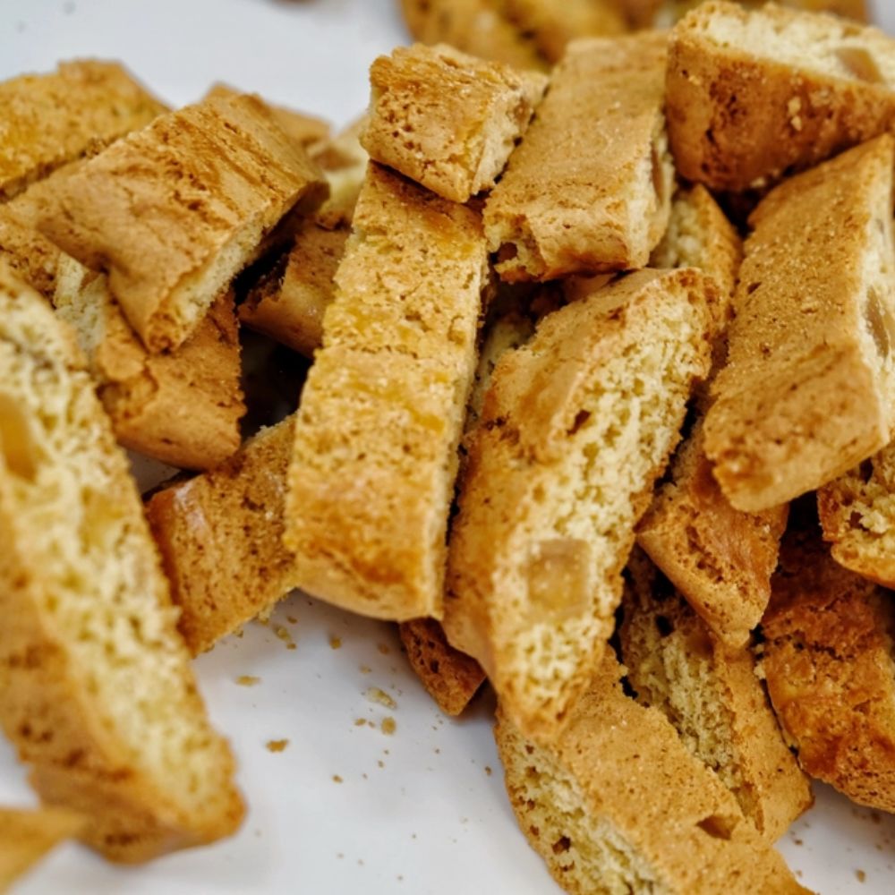Cantucci tendres au citron confit