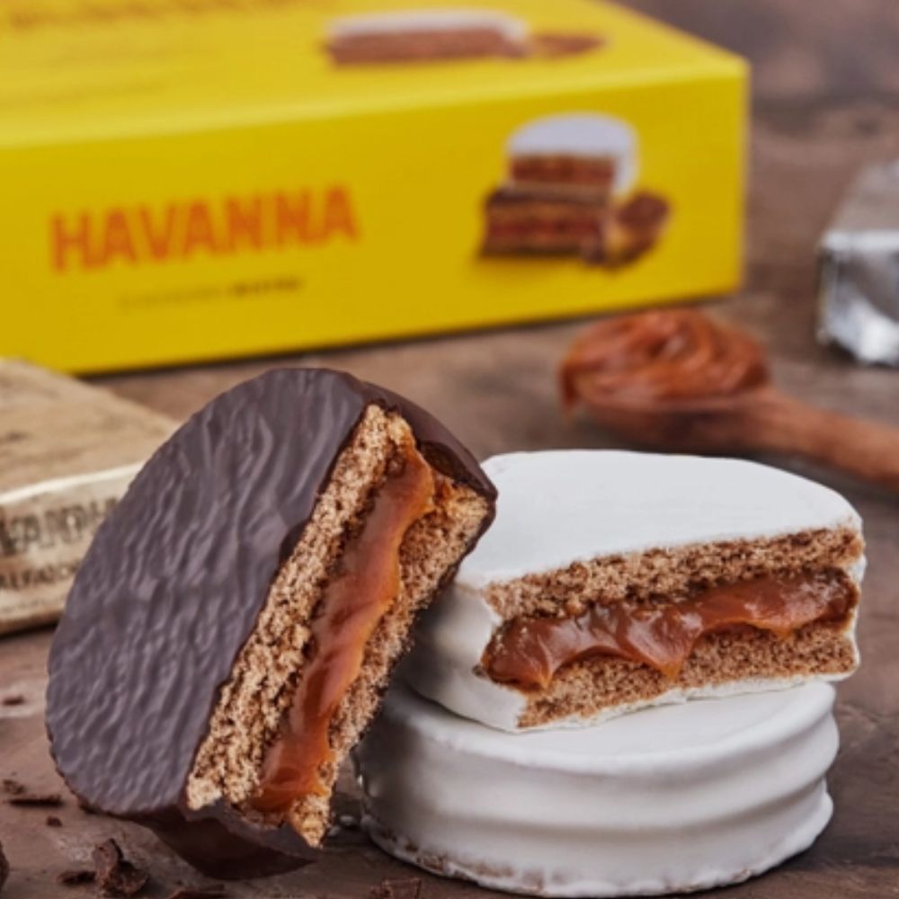 Biscuits Argentins Fourrés au Dulce De Leche Mixte - Havanna Alfajores Mixto -
