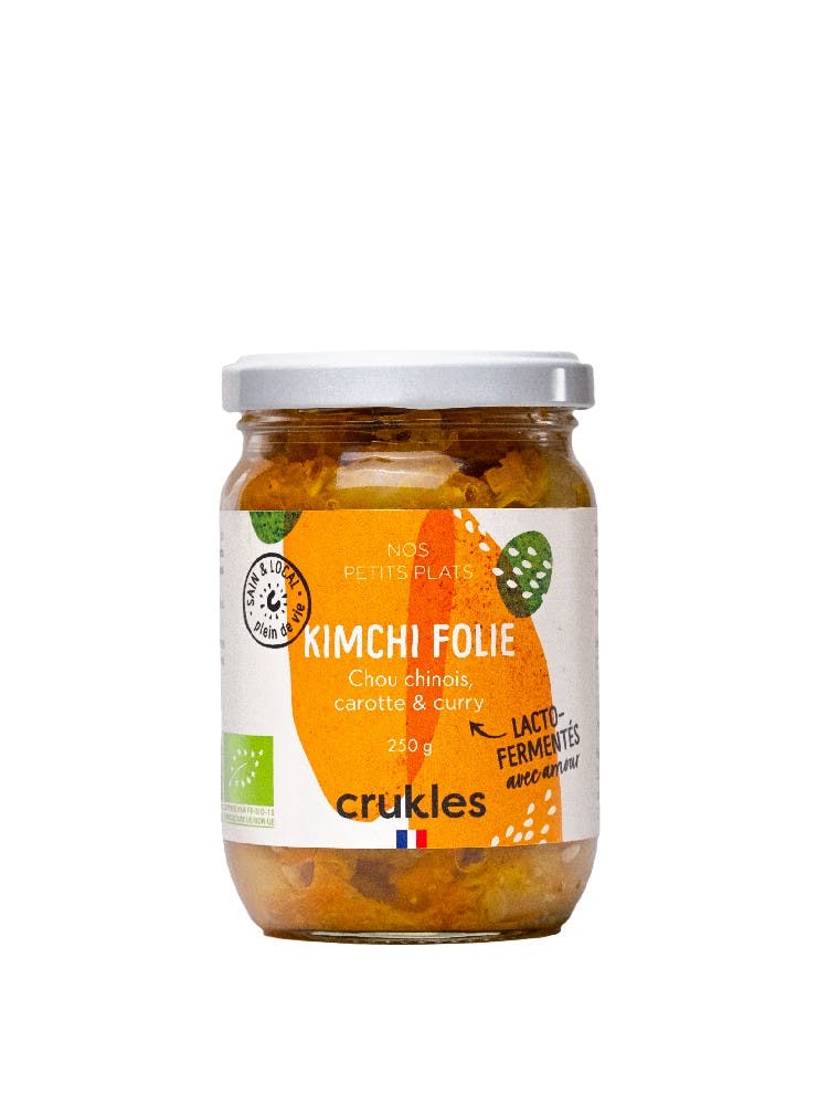 kimchi emince de chou chinois et carotte au curry