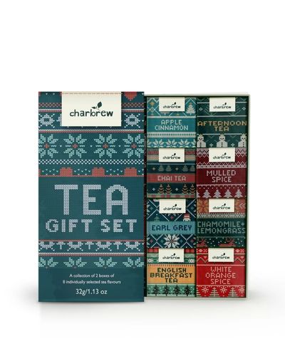 Coffret cadeau de thé de Noël fantaisie