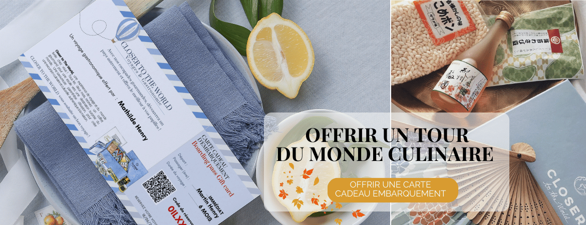 Carte cadeau Embarquement Closer to the world