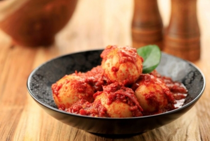 Telur Balado – Œufs durs frits à l’indonésienne (Padang)